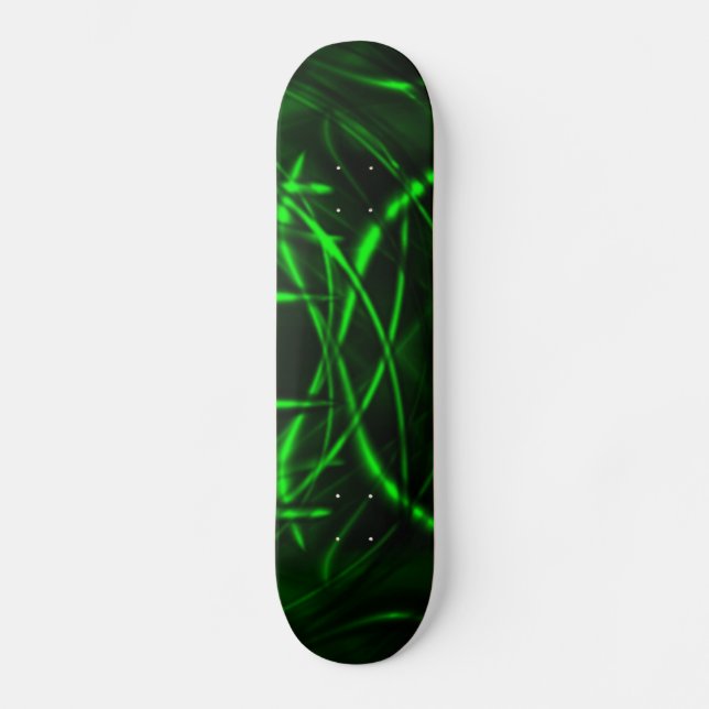 Skateboard DeVine Green 2 (Recto)