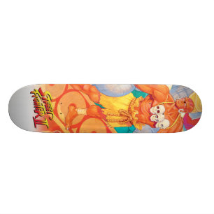 Skateboard Dhalsim avec des animaux