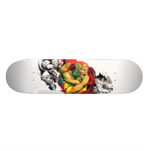 Skateboard Dhalsim, Blanka et Guile