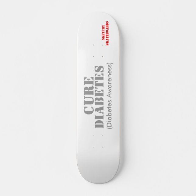 Skateboard Diabète de traitement (Devant)