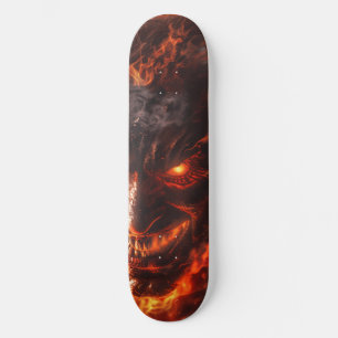 Skateboard Diable en Feu