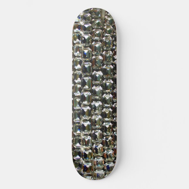 Skateboard Diamants, élégantes pierres vintages (Recto)