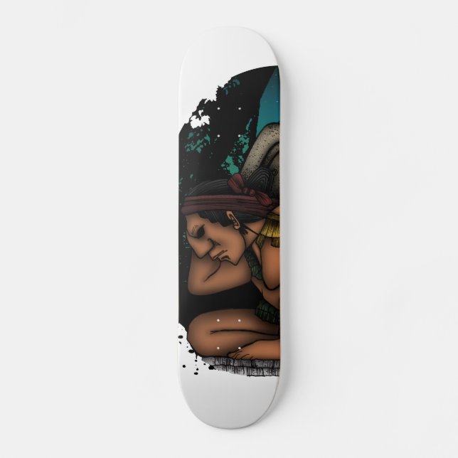 Skateboard Dieu maya (Recto)