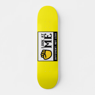 Skateboard DIFFÉRENTS, PAS MOINS de la sensibilisation à la l