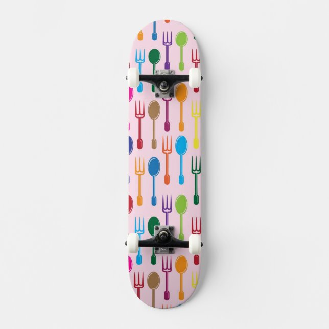 Skateboard Diner la texture (Recto)