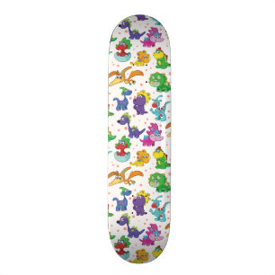 Skateboard Dinosaures mignons de Kawaii