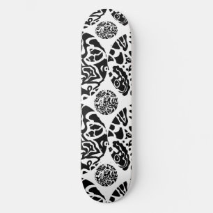 Skateboard "Disque de poisson" Abstrait