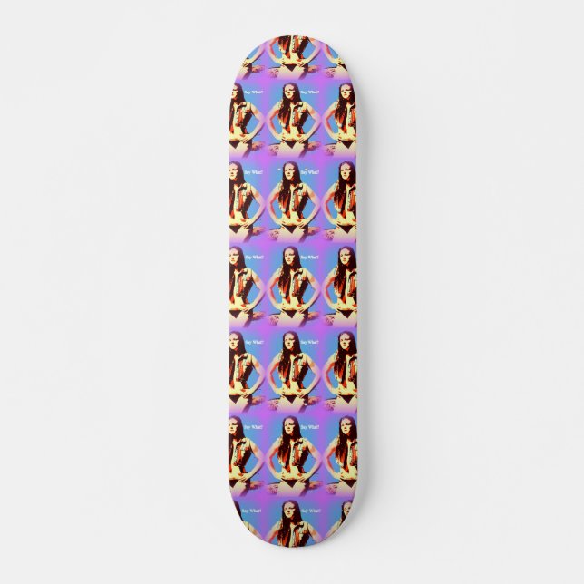 Skateboard dites quelle planche à roulettes de fille de (Devant)