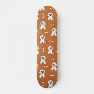 Skateboard Dog and bone