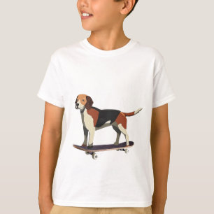 Skateboard dog, Beagle T-Shirt