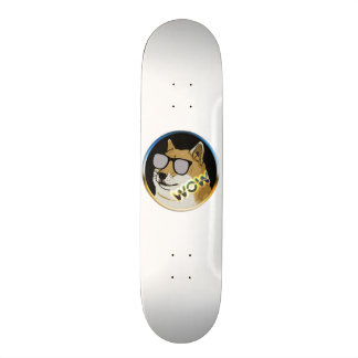 Skateboard Doge frais : Dogecoin est wow !