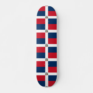 Skateboard Dominican Republic flag