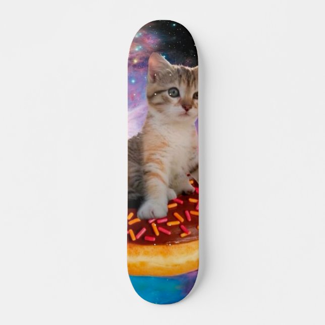 Skateboard Donut Cat - Amateur de Donut (Devant)