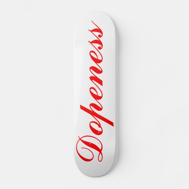 Skateboard Dopeness par les dents grillées (Recto)