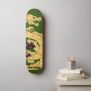 Skateboard Dragon chinois personnalisé