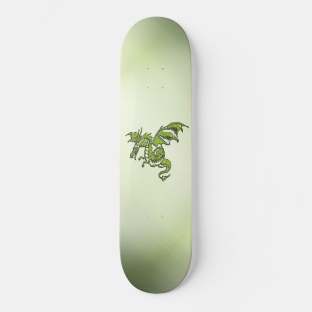 Skateboard Dragon de combat vert (Recto)