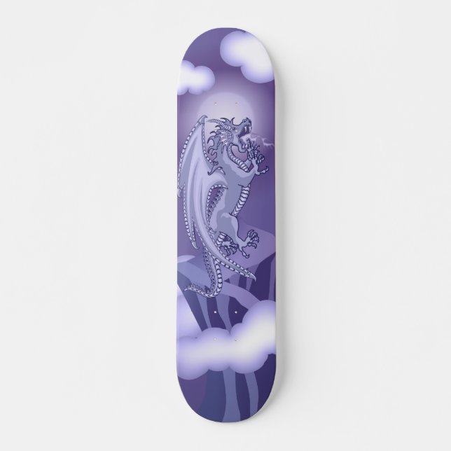 Skateboard Dragon de minuit (Devant)