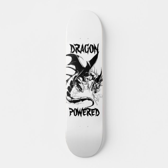 Skateboard dragon, DRAGON, ACTIONNÉ (Devant)