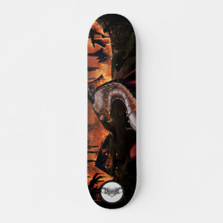 Skateboard Dragon métal engrenage peau solide brillant rouge