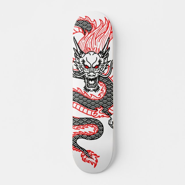 Skateboard Dragon : Point rouge (Devant)