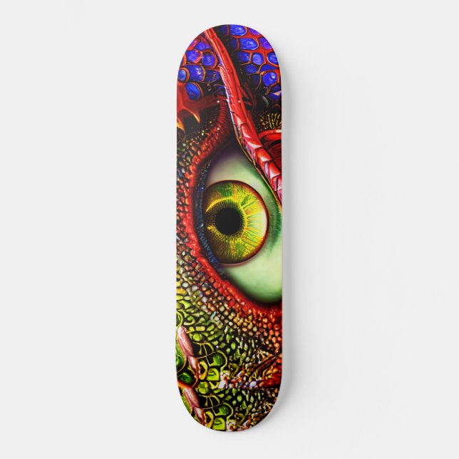 Skateboard Dragon Retro Cool Eye (Recto)