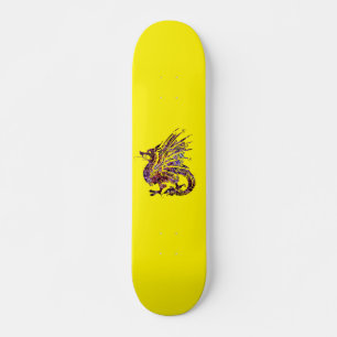 Skateboard Dragon sur Patinage Purple et Gold