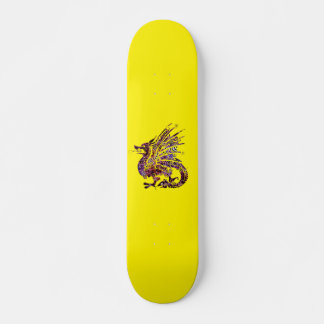 Skateboard Dragon sur Patinage Purple et Gold