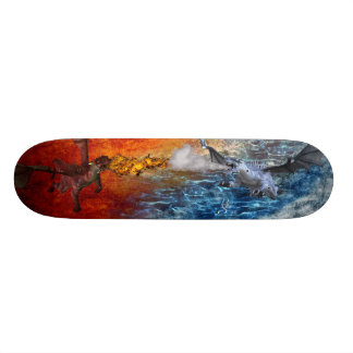 Skateboard Dragons du feu et de glace