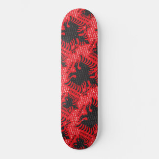 Skateboard Drapeau albanais motif 2