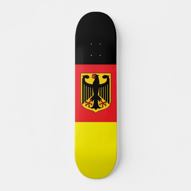 Skateboard Drapeau allemand (Devant)