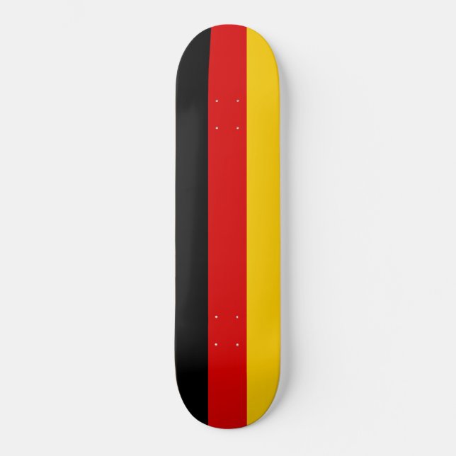 Skateboard Drapeau allemand (Allemagne) (Recto)