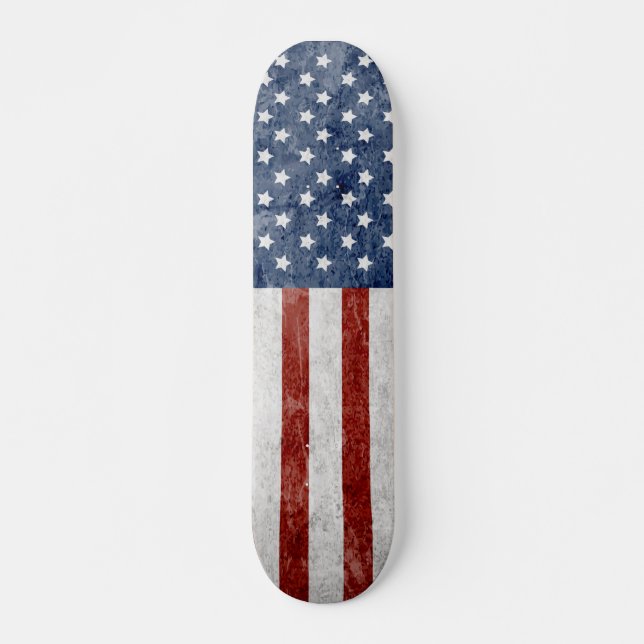 Skateboard Drapeau américain (Devant)