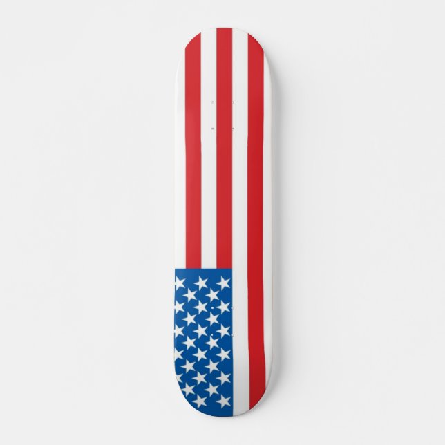 Skateboard Drapeau américain (Devant)