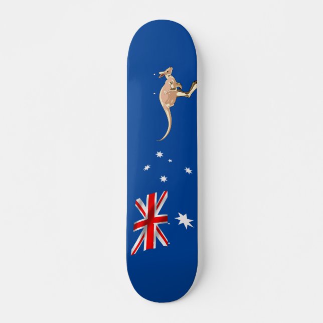 Skateboard Drapeau australien (Devant)