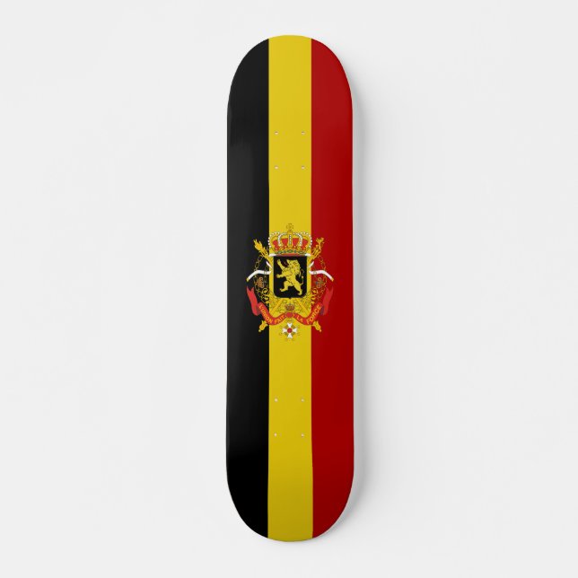 Skateboard Drapeau belge (Devant)