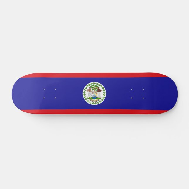 Skateboard Drapeau bélizien (Horz)