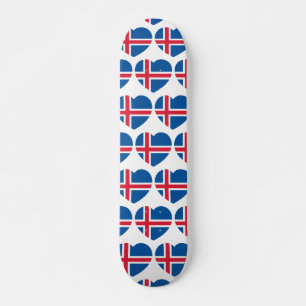 Skateboard Drapeau cardiaque islandais