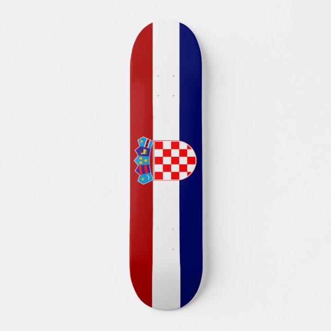 Skateboard Drapeau croate (Devant)