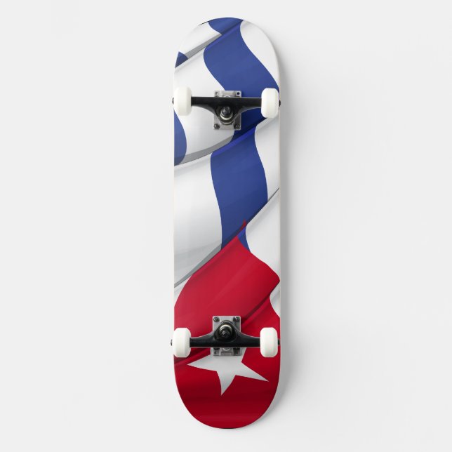 Skateboard Drapeau Cuba (Recto)