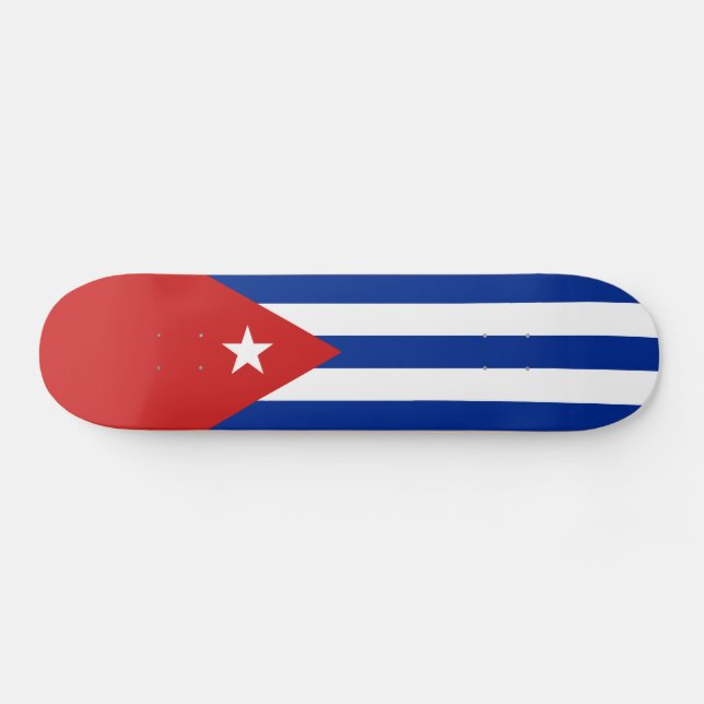 Skateboard Drapeau Cuba (Horz)