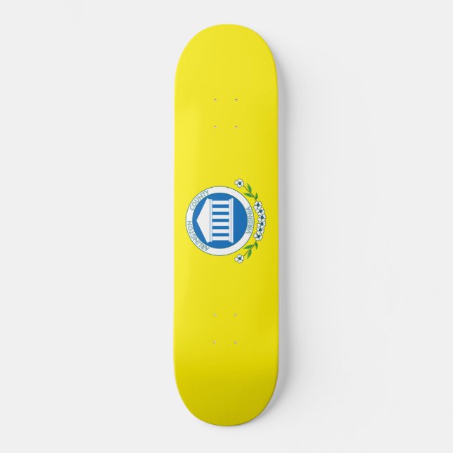 Skateboard Drapeau d'Arlington (Virginie) (Recto)