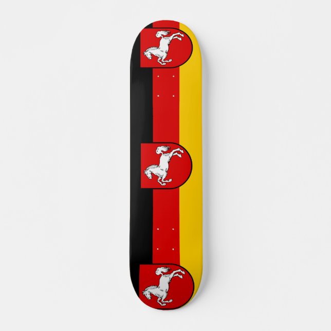 Skateboard Drapeau de Basse-Saxe (Devant)