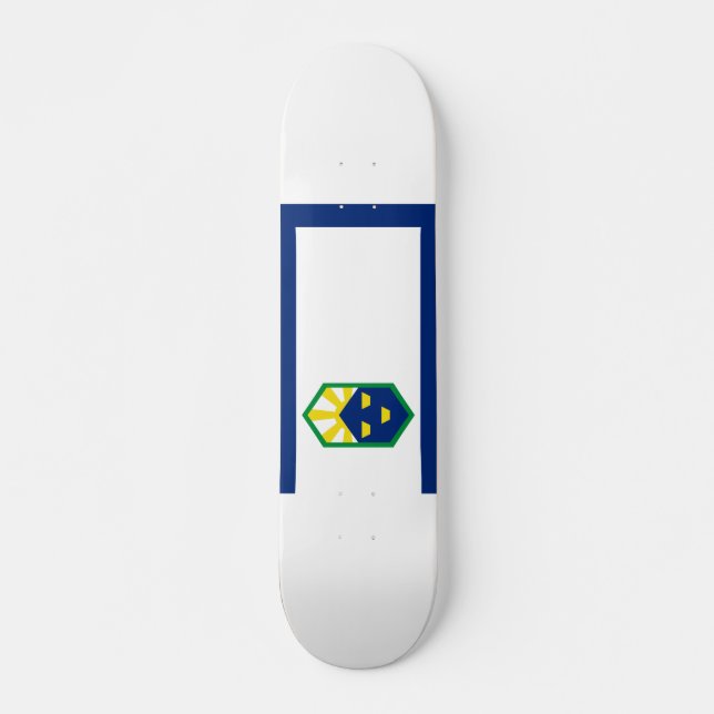 Skateboard Drapeau de Colorado Springs, Colorado (Devant)