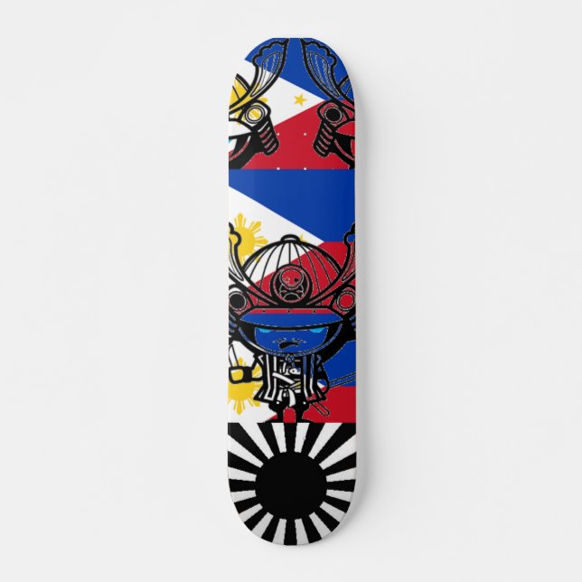 Skateboard drapeau de flilipino (Devant)