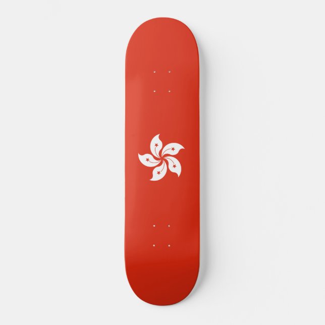 Skateboard Drapeau de Hong Kong (Recto)