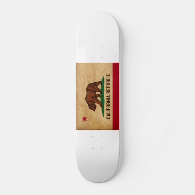 Skateboard Drapeau de la Californie (Recto)