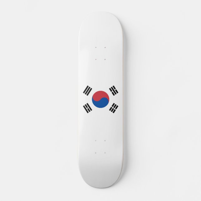 Skateboard Drapeau de la Corée du Sud (Recto)