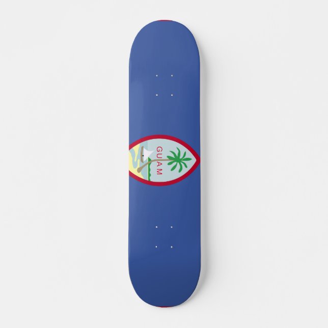 Skateboard Drapeau de la Guam (Devant)