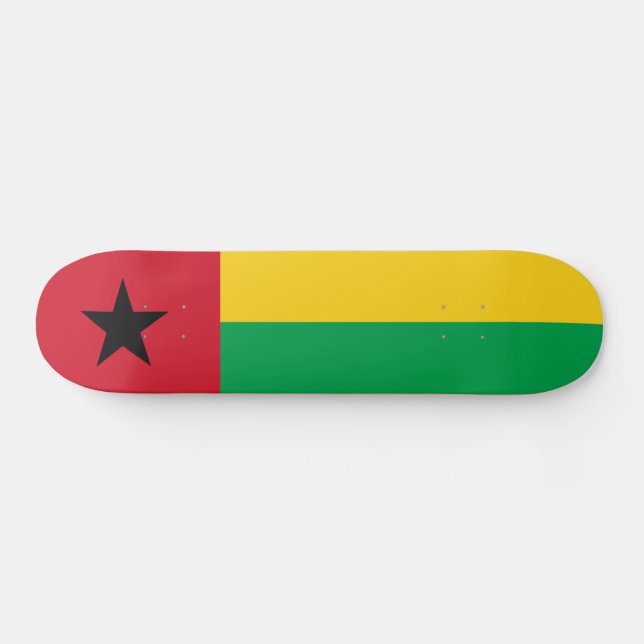 Skateboard Drapeau de la Guinée Bissau (Horz)