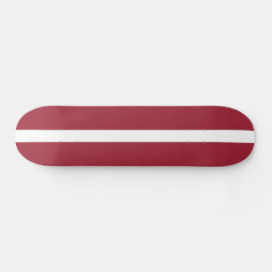 Skateboard Drapeau de la Lettonie